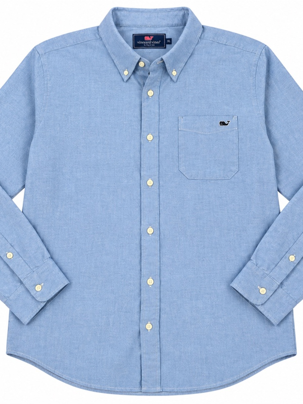 Vineyard Vines Light Blue Button-Down Oxford Shirt